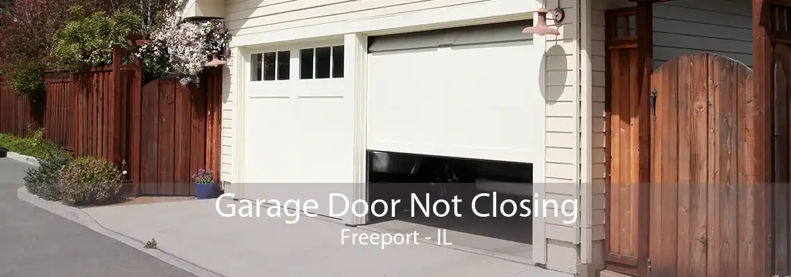 Garage Door Not Closing Freeport - IL