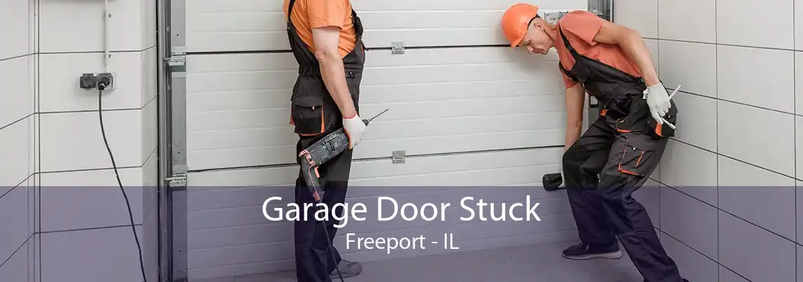 Garage Door Stuck Freeport - IL