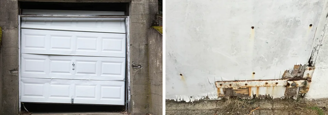 Rotten Commercial Garage Door Repair in Freeport, IL