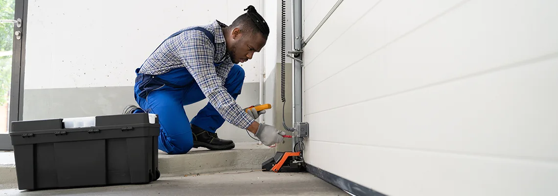 Garage Door Track Repair in Freeport, IL