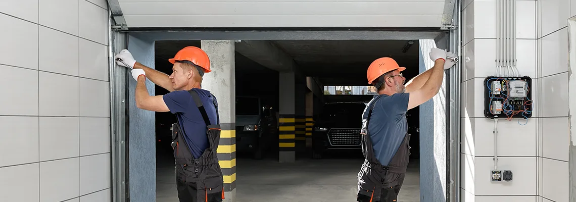 Wooden Garage Door Frame Repair in Freeport, Illinois